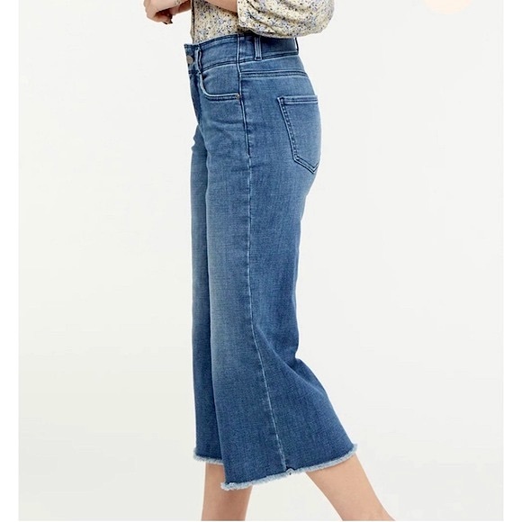 NYDJ High Rise Major Wide Leg Capri Jean - Picture 2 of 15